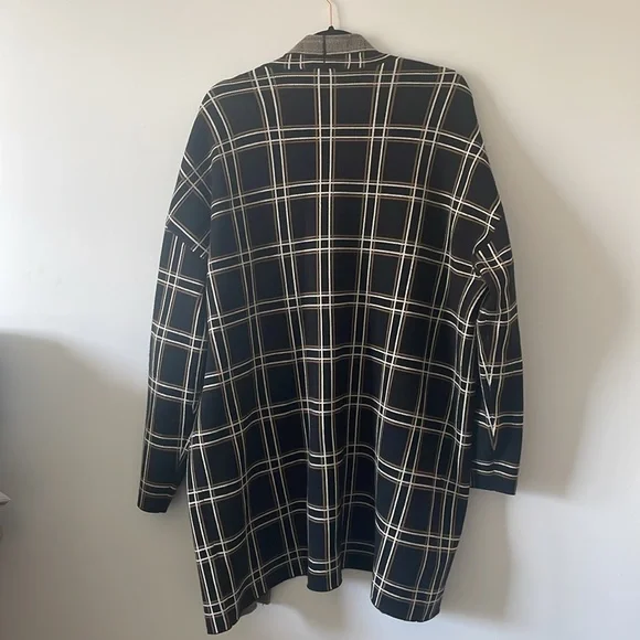 Simons Checked Cardigan - Picture 2 of 3